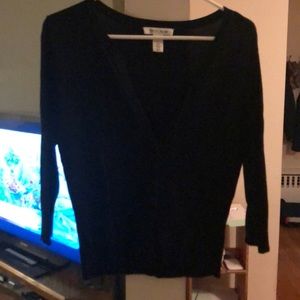 Black cardigan, 3/4 length sleeves